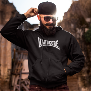 Hardcore vest united old skool met rits